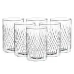 Borosil Cascade Glass 350 ml (Set of 6)