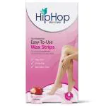 HipHop Skin Care Easy To Use Strawberry Softening Wax Strips 8 pcs