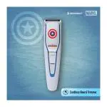 Reconnect Captain America Cordless Beard Trimmer with Clean-Easy Detachable Head, 0.5-10mm Precision, Adjusting Rotary Switch, 35mins Usage Time, 2 Years Warranty