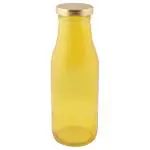 Glass Ideas Yellow Glass Water Bottle 300 ml