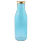 Glass Ideas Blue Glass Water Bottle 500 ml
