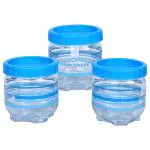 Princeware Stack N Lock Assorted Colour Plastic Jar Set 750 ml (3 pcs)
