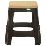 Nilkamal Brown Plastic Stool 47 cm (STL23)