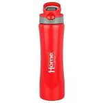Home One Red Stainless Steel Sipper Bottle 750 ml