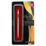 Bic Cello Signature Creme Ivory Blue Ballpoint Pen