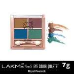 Lakme 9 to 5 Eye Color Quartet Eye Shadow, Royal Peacock 7 g