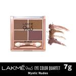 Lakme 9 to 5 Eye Color Quartet Eye Shadow, Mystic Nudes 7 g
