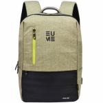 EUME Laptop Bag for 35.56 cm (14 Inch) Laptops, Pear Green/Black IRIS