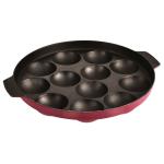 Trishna Red Aluminium 12 Pits Appam Patra