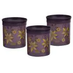 Asian Kitchen Queen Assorted Colour Plastic Container 450 ml (Set of 3) - Design/colour may vary