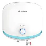 Havells Bianca 6 L Storage Instant Water Geyser, White Blue