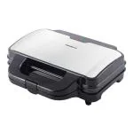Havells 900 Watt, 2 Bread Slice, Sandwich Toaster, Stylish Stainless Steel Cover, Stainless Steel and Black