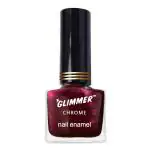 Glimmer Chrome Nail Enamel, Sangria (R120) 9 ml