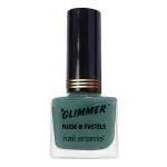 Glimmer Nude & Pastel Nail Enamel, Teal (188L) 9 ml