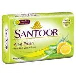 Santoor Aloe Vera & Lime Fresh Soap 48 g (Pack of 4)