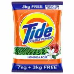 Tide Double Power Plus Jasmine & Rose Detergent Powder 7 kg (Get Extra 3 kg Free)