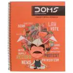 Doms Single Subject Spiral Notebook (160 pgs)