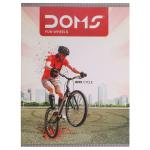 Doms Fun Wheels Unruled Notebook (132 pgs)