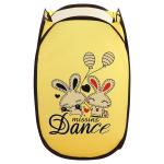 Winner Yellow Nylon Laundry Basket 56x35 cm (Pack of 2)