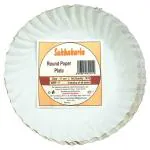 Sukhakarta Round Paper Plate 7 Inch (50 pcs)