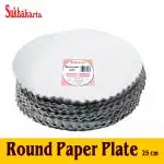 Sukhakarta Round Paper Plate 10 Inch (50 pcs)