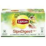 Lipton Sip Digest Ginger Tulsi Rock Salt Green Tea 25 pcs