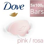Dove Pink (Rosa) Beauty Bathing Bar 100 g (Buy 4 Get 1 Free)