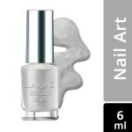 Lakme Color Crush Nail Art, Classic Silver (M11) 6 ml