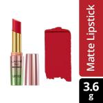 Lakme 9 To 5 Naturale Matte Lipstick, Flaming Red 3.6 g