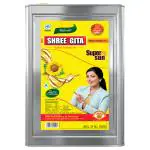 Shree Gita Refined Super Sunflower Oil 15 L (Tin)