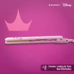 Reconnect Disney Princess Hair Straightener with Ceramic Coating for even heat distribution, Quick Heat-Up, Heat Upto 230-degrees, Lockable Handles, Flexible Cord, 2 Years Warranty