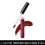 Lakme Forever Matte Liquid Lip Colour Crimpson Rose 5.6 ml