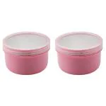 Amson Eco Assorted Colour Steel Container 450 ml (Set of 2)