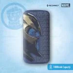 Reconnect Marvel Thanos 10000mAh PowerBank, Li-Po battery, 1 USBB output port, Micro USB & Type C dual input, BIS approved, Mobile Accessories- DPB102 TH