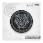 Reconnect Marvel Black Panther 10 Watts Wireless charger with charging capacity upto 10W, Hassle free charging, Premium design, LED indicator ring, Qi certified, DWLC101 BP