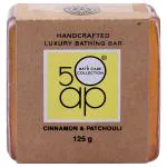 50ap Handcrafted Cinnamon & Patchouli Luxury Bathing Bar 125 g