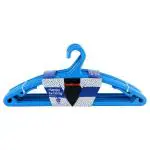 Happy To Hang Breeze Blue Plastic Hangers (Set of 12)