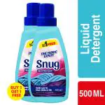 Snug Gentle Care Liquid Detergent 500 ml (Buy 1 Get 1 Free)