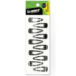 Glimmer Tik Tak Regular Black Clip 10 pcs