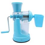 Floraware Blue Fruit Vegetable Juicer with Waste Container