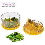 Floraware Yellow Plastic Vegetable Crusher