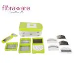 Floraware 11 in 1 Green Fruit & Vegetable Cutter/Chopper/Grater Set