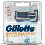 Gillette Skinguard Sensitive Skin Cartridges 4 pcs
