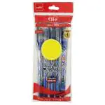 Bic Cello Clio Blue Ballpoint Pen (Pack of 5)