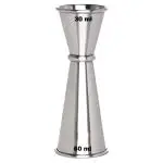 Dev Stainless Steel Peg Measure 30 ml and 60 ml
