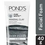 Pond's Pure White Mineral Clay Anti-Pollution + Purity Deep Clean Facial Foam 40 g