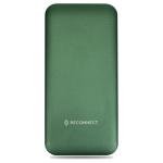 Reconnect 10000 mAh Power Bank with 18 Watts Fast Charging, Green