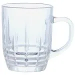 Roxx Charmy Transparent Round Glass Mug 230 ml (3452)