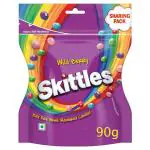 Skittles Wild Berry Bite Size Fruit Flavoured Candies 90 g