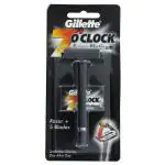 Gillette 7 O'Clock Super Platinum Razor + 5 Blades